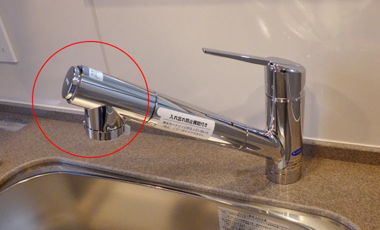 水栓から水漏れしている