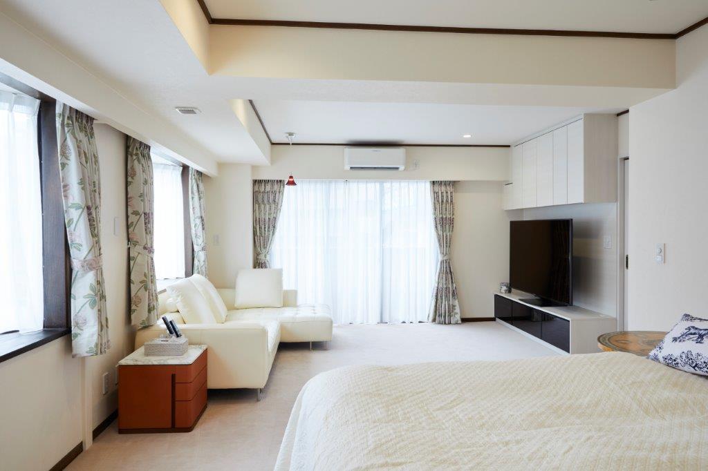 広くなった部屋でゆったりと自分の時間を愉しむ