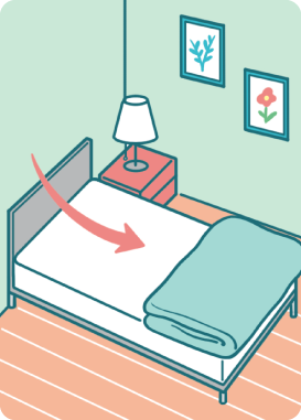 朝、起きたついでに布団や室内に「空気」を通すメンテ