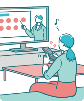 テレビを見ながら軍手ぞうきんでホコリを取るメンテ