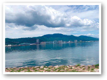 滋賀県大津市　琵琶湖