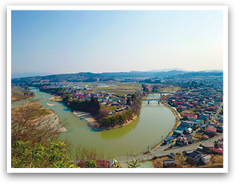 山形県西村山郡大江町　左沢楯山城史跡公園