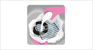 重曹でつけ置き洗い