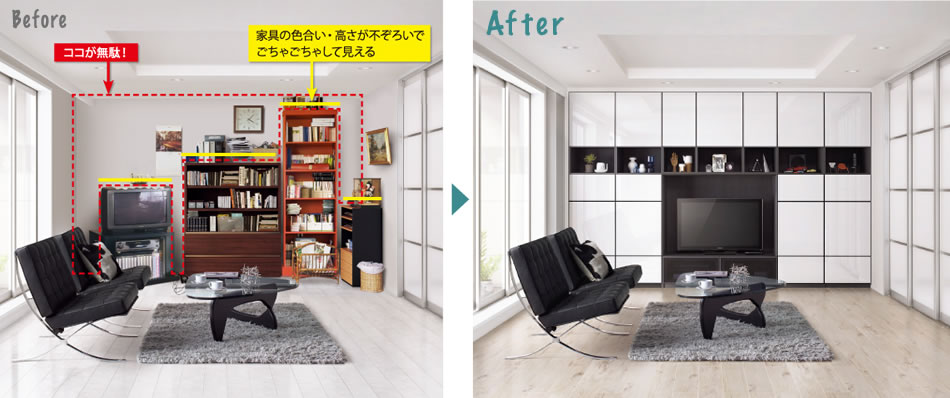 Before → After