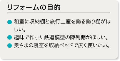 リフォームの目的